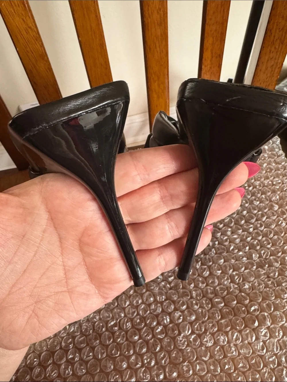 Steve Madden 4” Knotted Strap Stiletto Mules